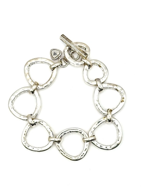 Silpada Jewelry - Silpada Retired B2709 “ Silver Rush” Sterling Silver Link Toggle Bracelet